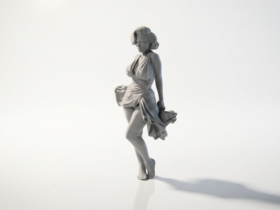 Marilyn Monroe Dancing Figurine Movies TV 3D Printable