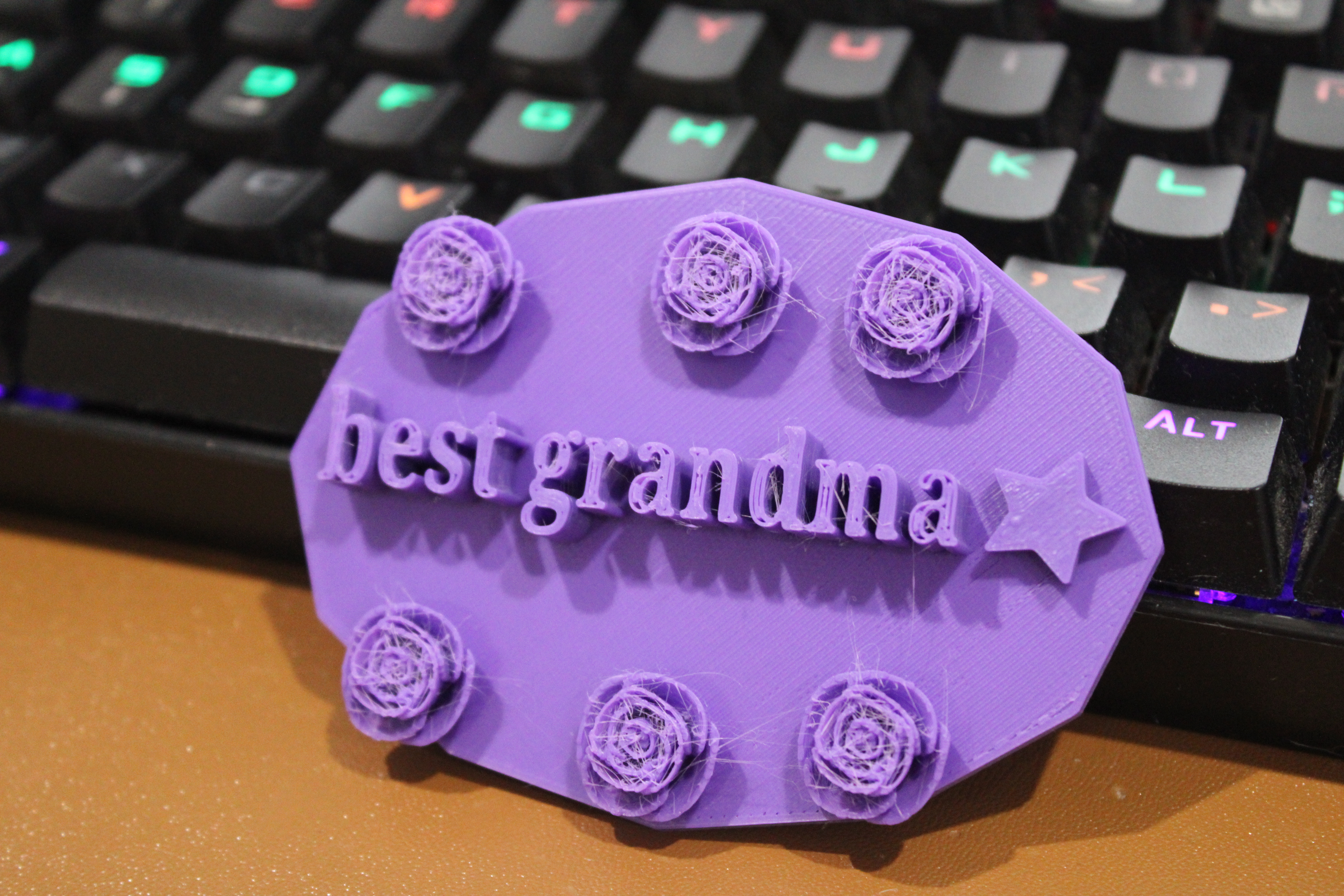 Best Grandma Award 3D model thumbnail