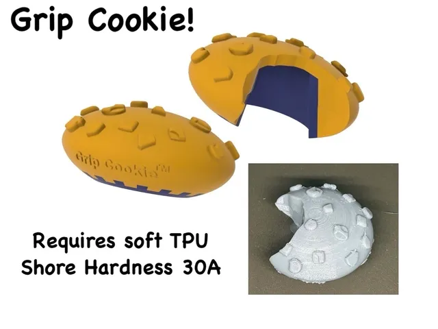 Grip Cookie with Chocolate Chips - bottle lid opener