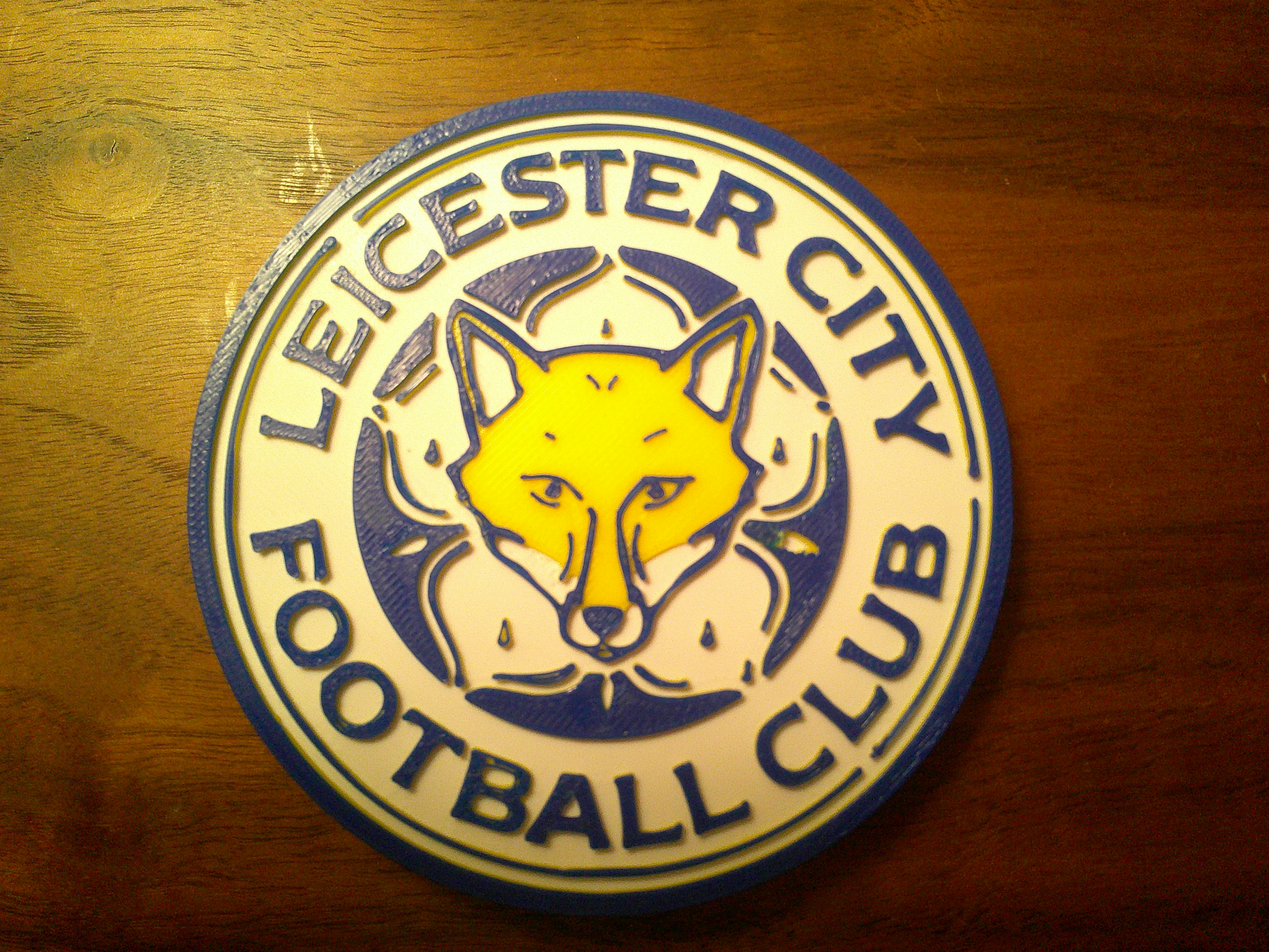 Leicester City F.C. Logo Coaster or Palque