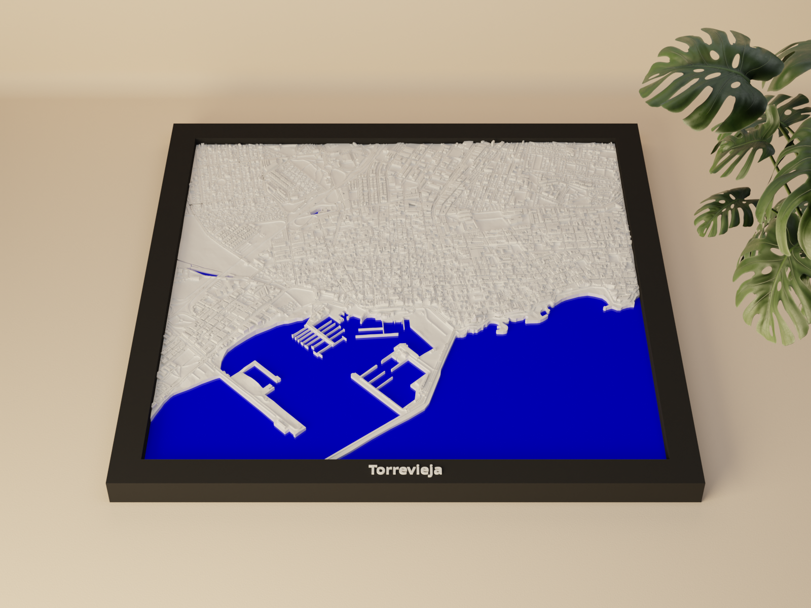 Torrevieja, Spain - 3D Miniature