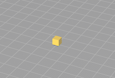test cube 5 x 5 x 5 mm