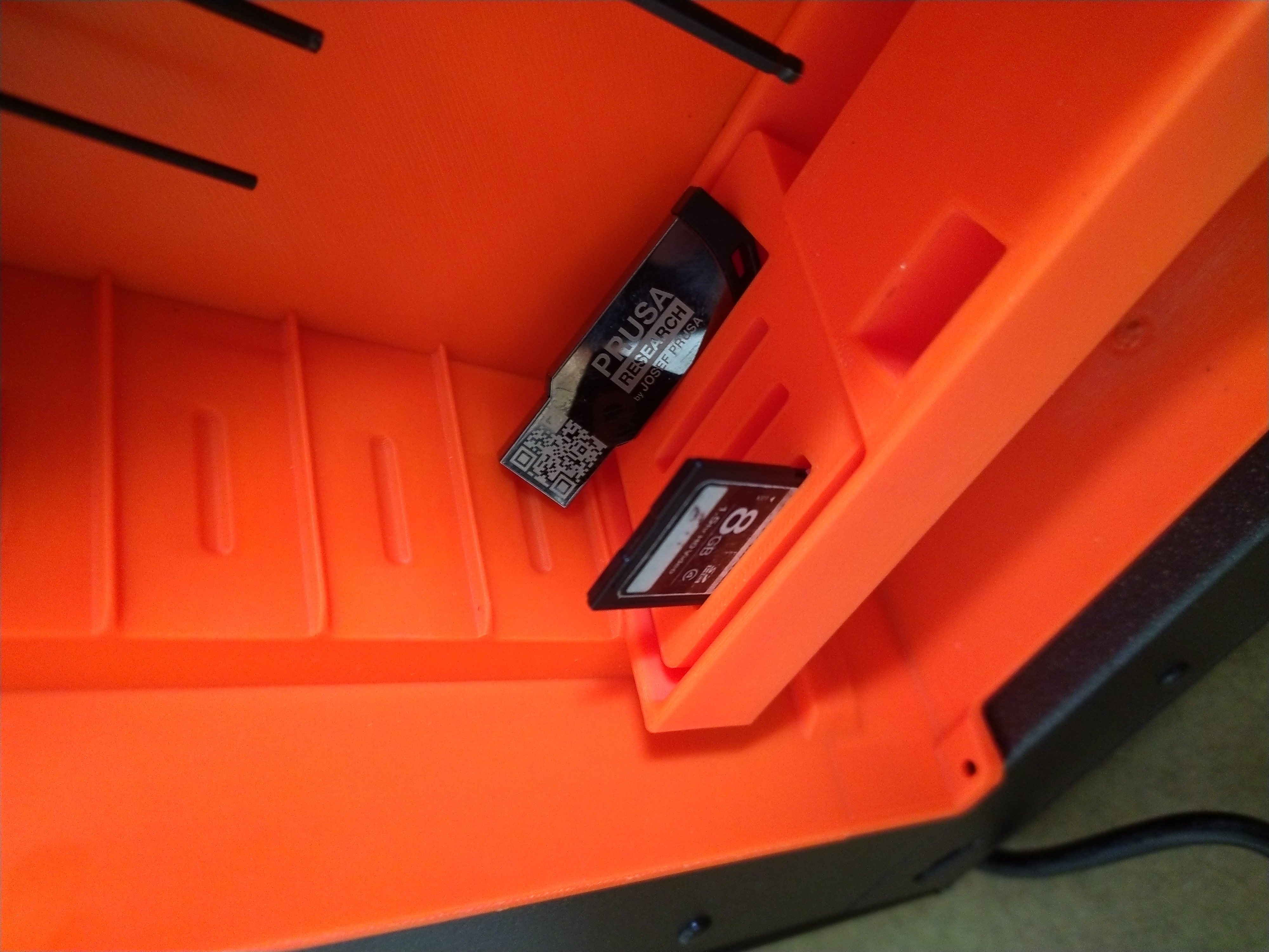 SD Card Holder addition to Prusa Core One Side Storage
