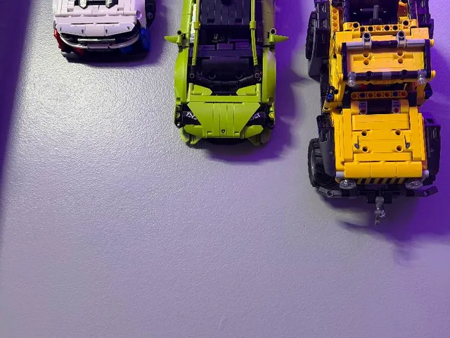 Lego car wall holder