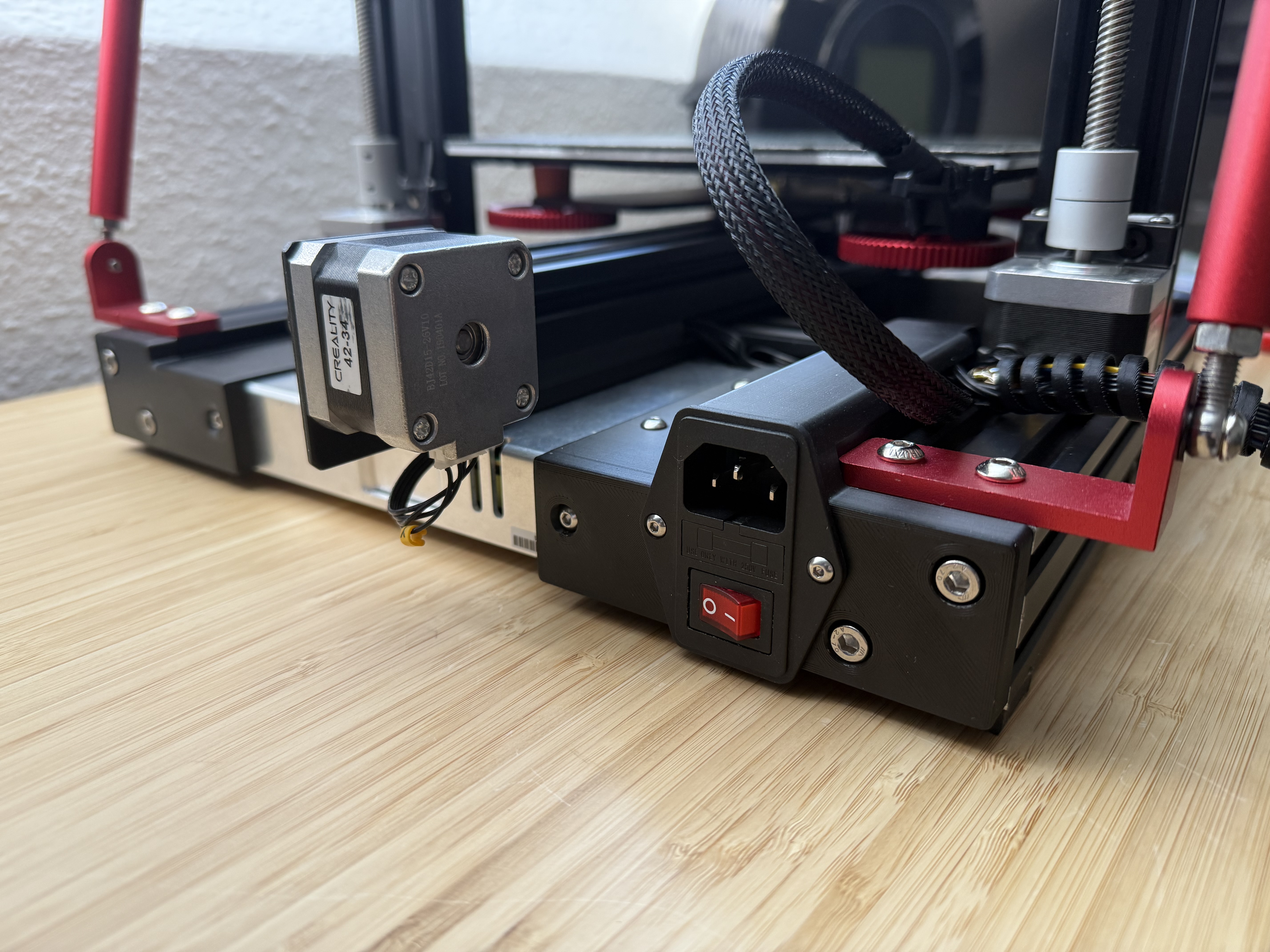 Ender-3 Meanwell PSU relocation