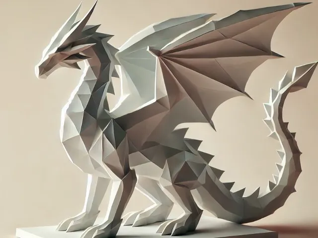 Low poly Dragon