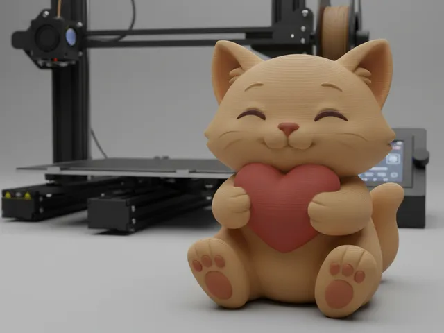 Cute love cat