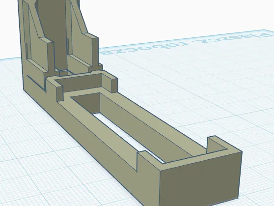 Lego track holder on the wall