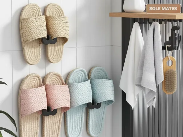 Wall Mounted Shoe & Slipper Holder