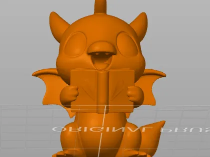 Baby spicy book dragon