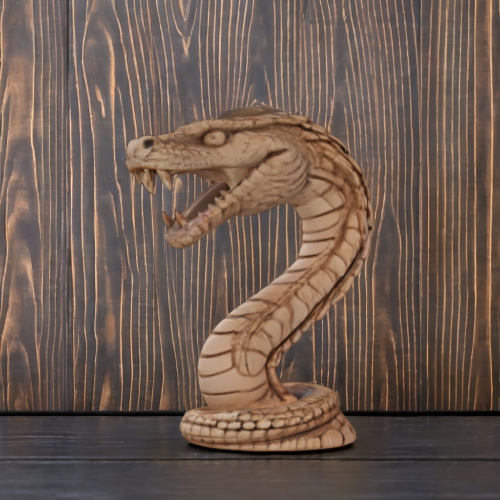 Snake Statue (Carved style)