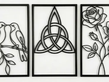 Modern Wall Art [FREE STL + SVG] Easy Print No Supports