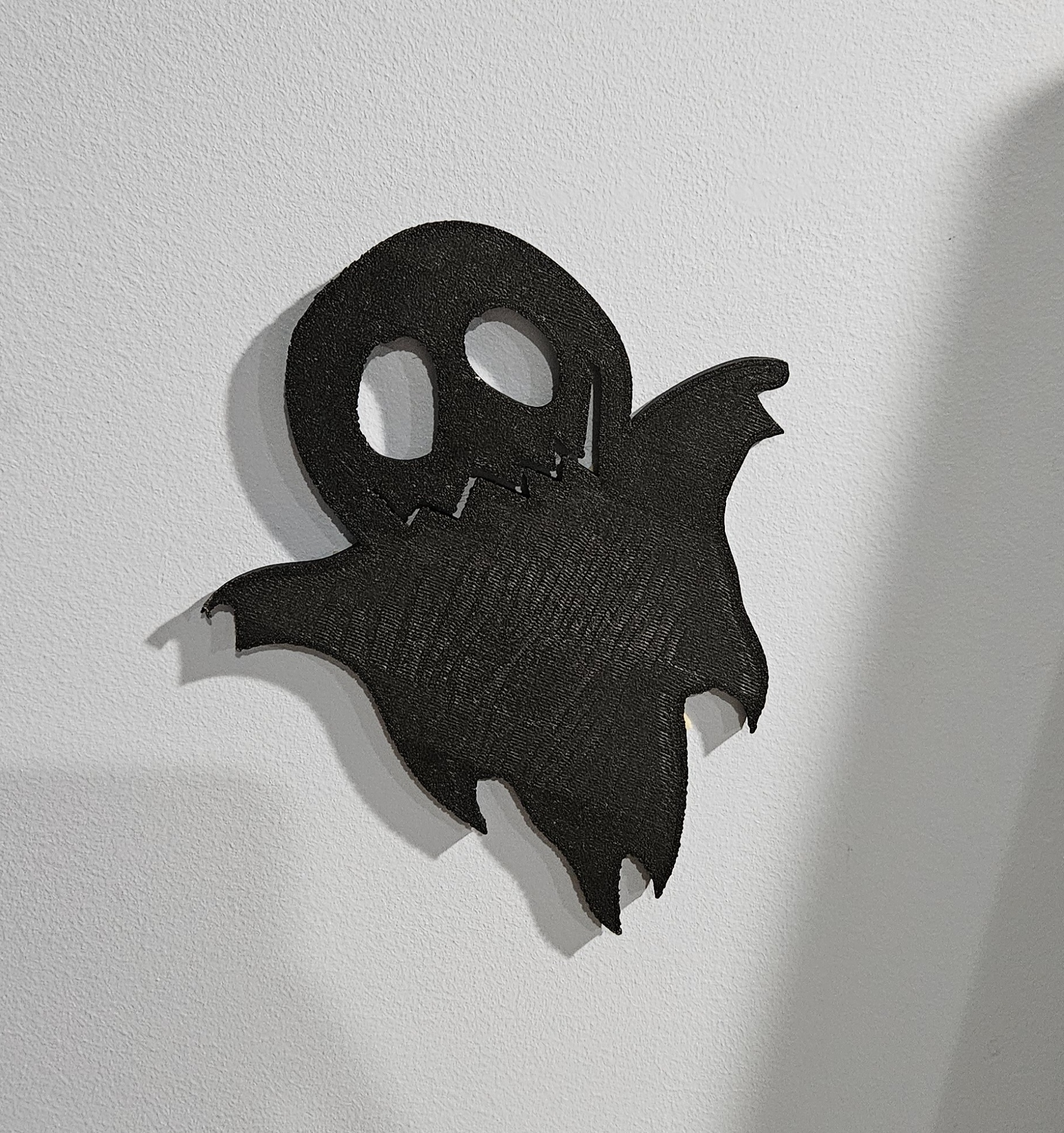 Halloween ghost wall art.