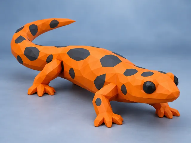 Low Poly Salamander