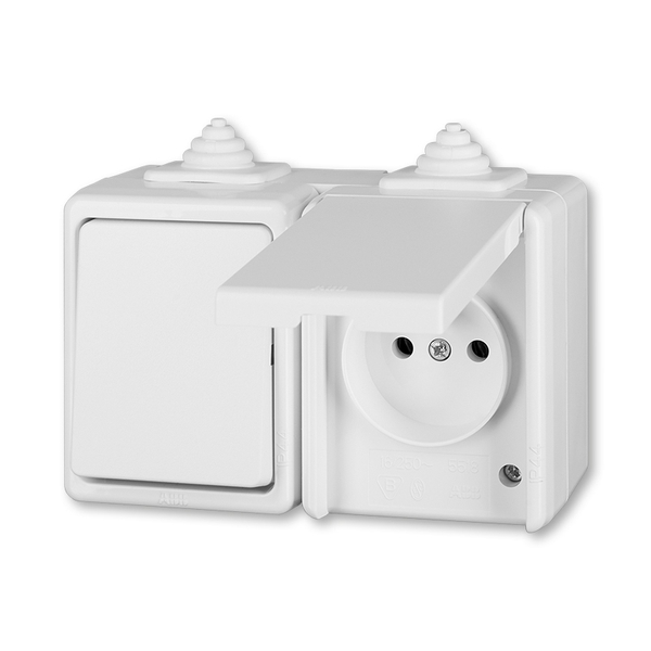 Kryt pro ABB zásuvku ip 44
