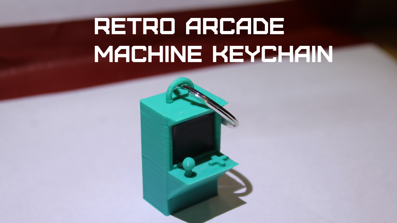 Arcade Machine Keychain