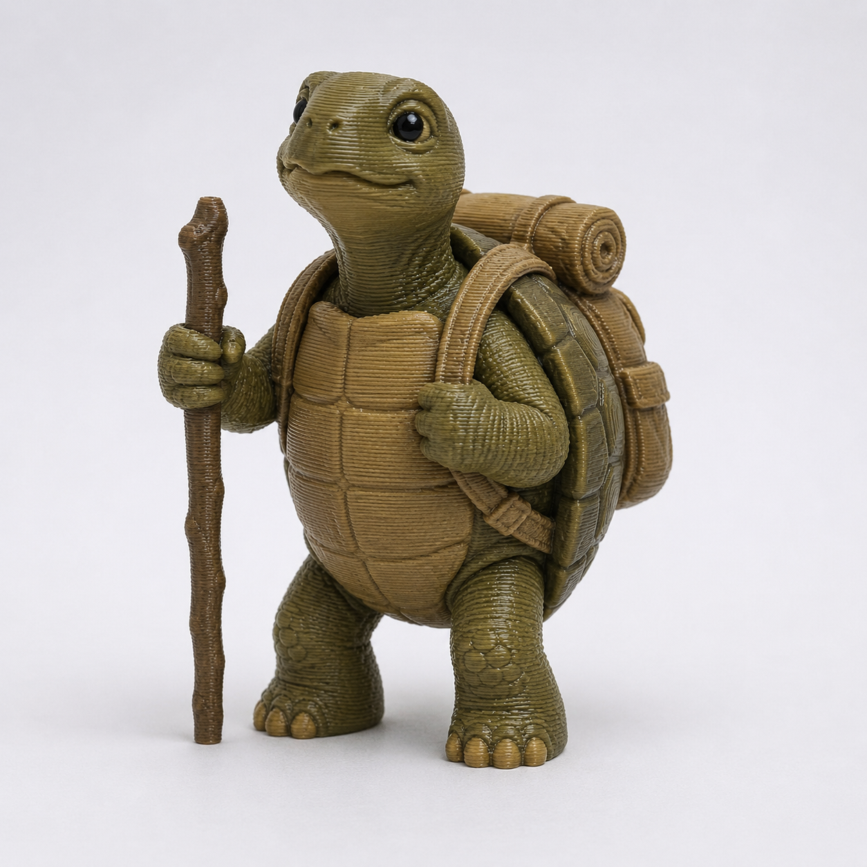 Abenteuerliche Schildkröte mit Rucksack/Adventurous turtle with backpack