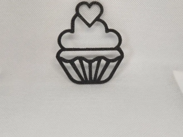 Cupcake art/ Stencil