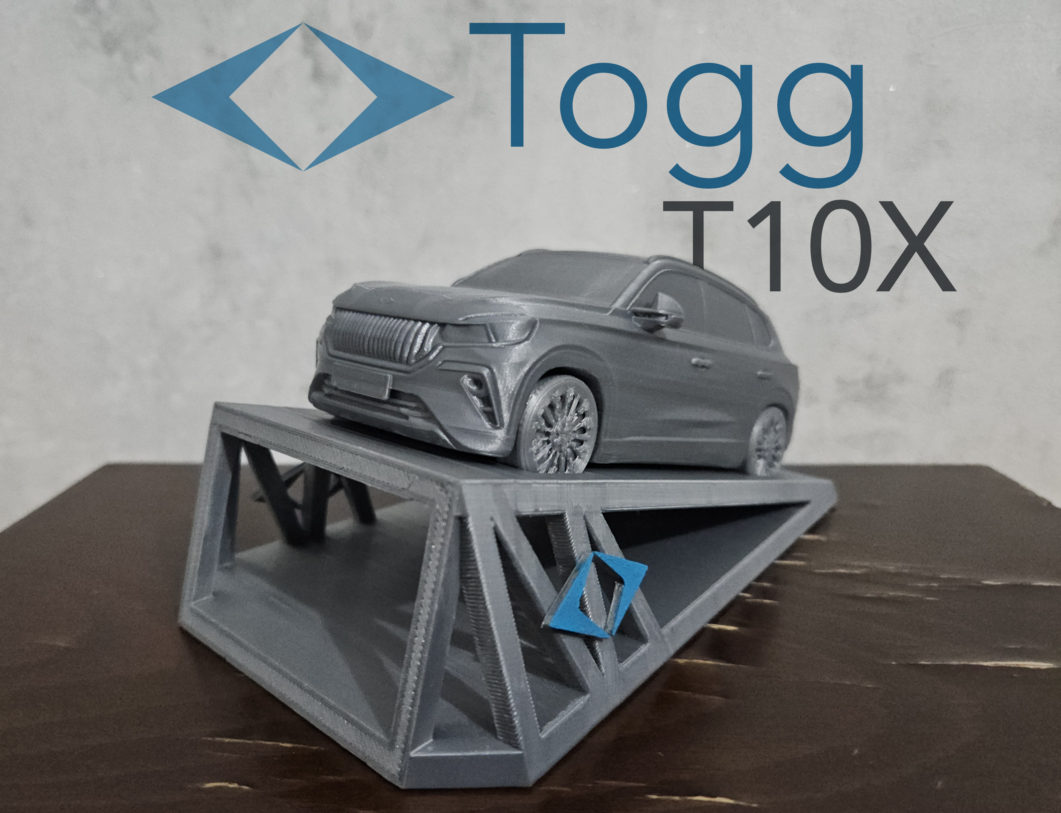 Turkish Electricity Car: TOGG T10X Desktop Model