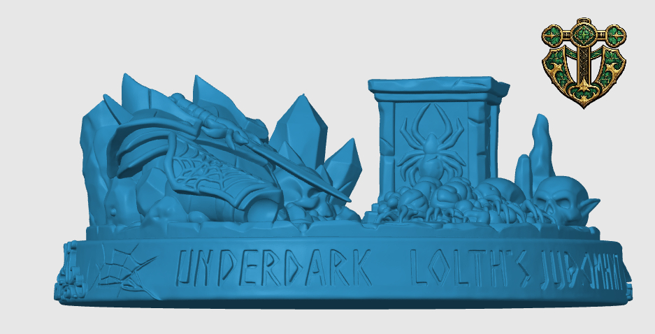 Underdark Drow Miniature Base — miniatura 3