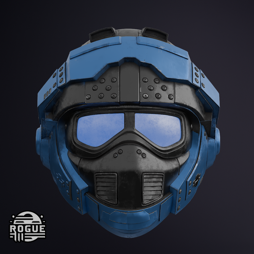 Gears Of War Benjamin Carmine Helmet