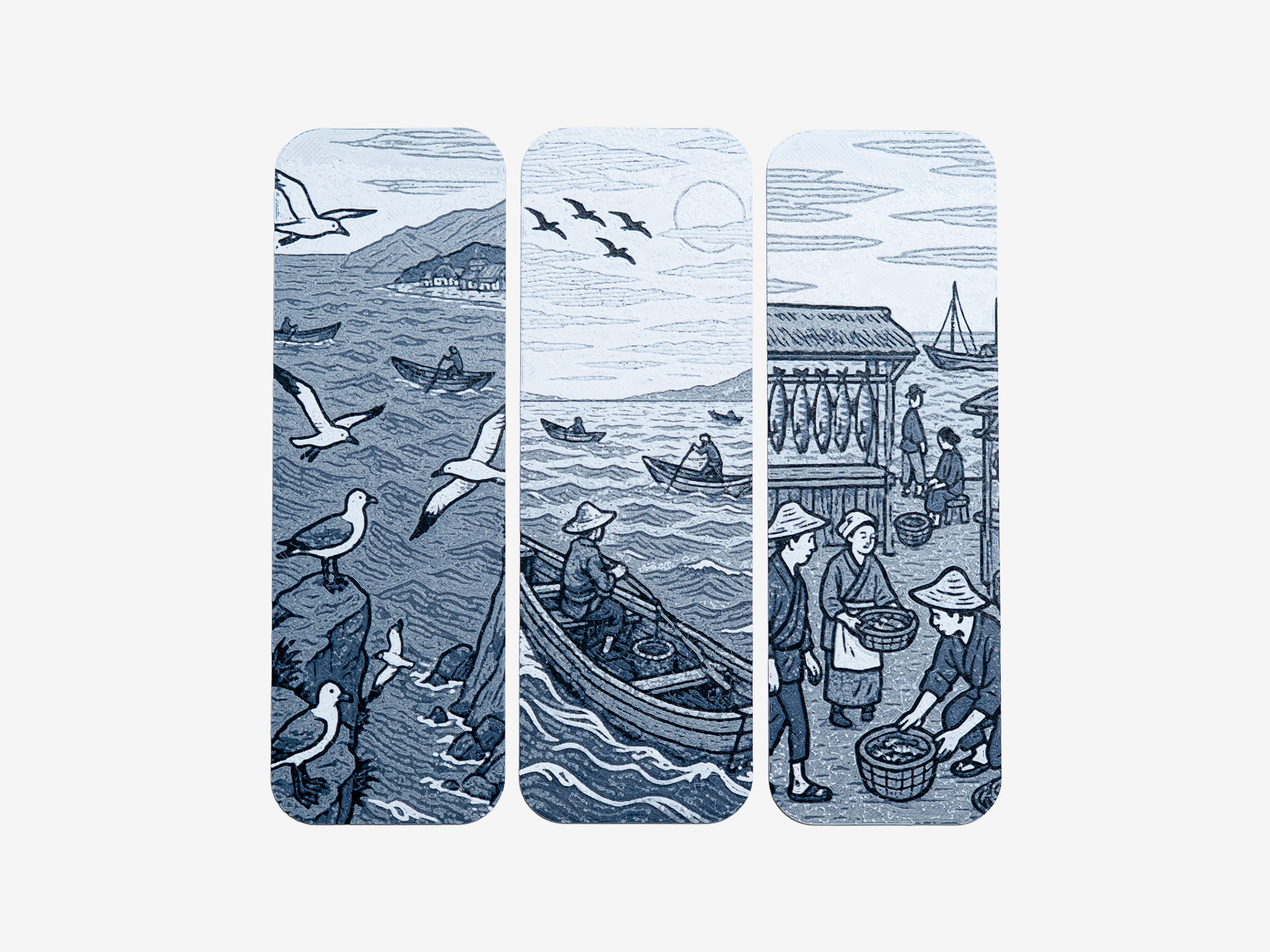 Fisherman Bookmarks