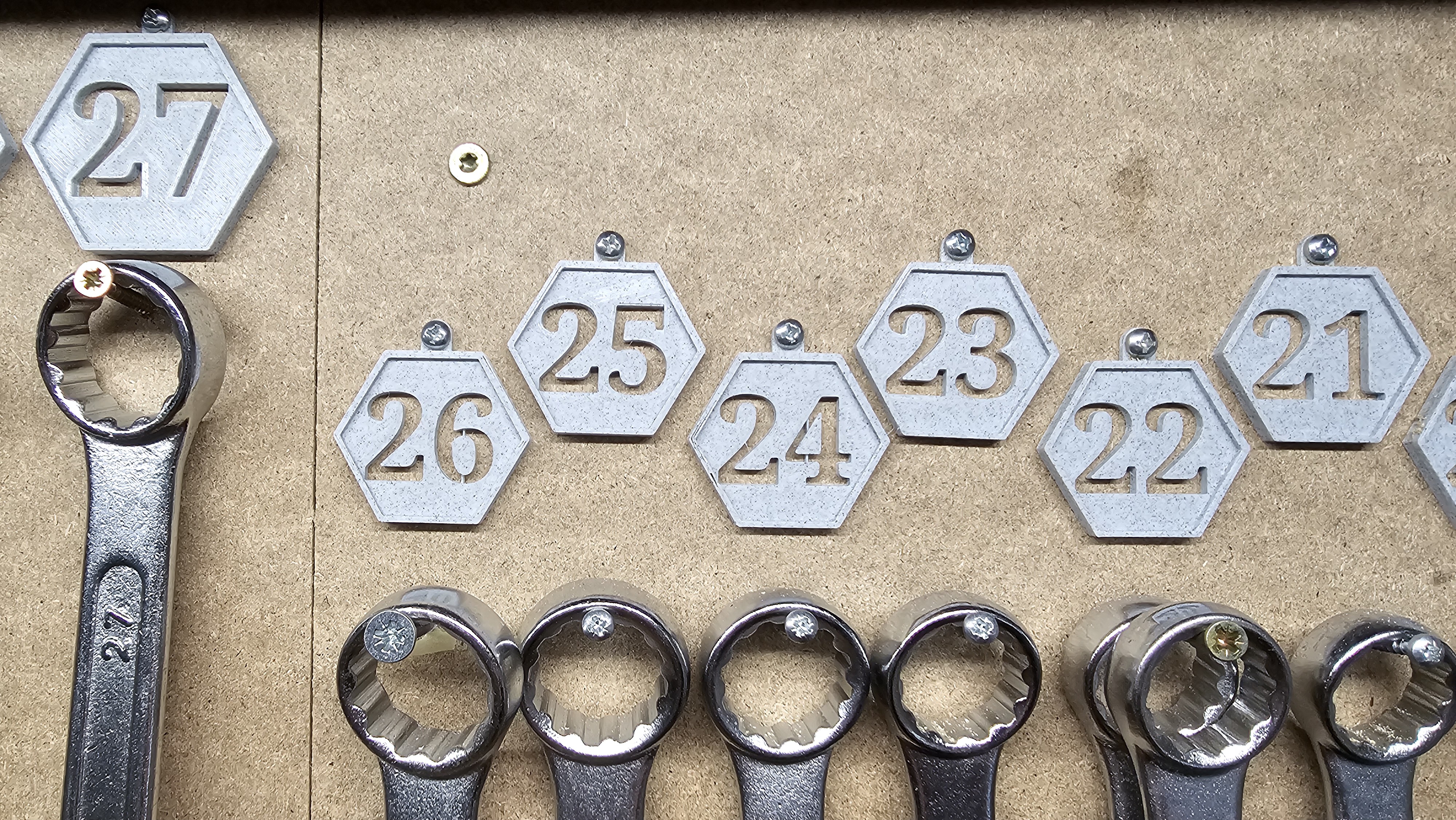 Workshop Key Number Organizer