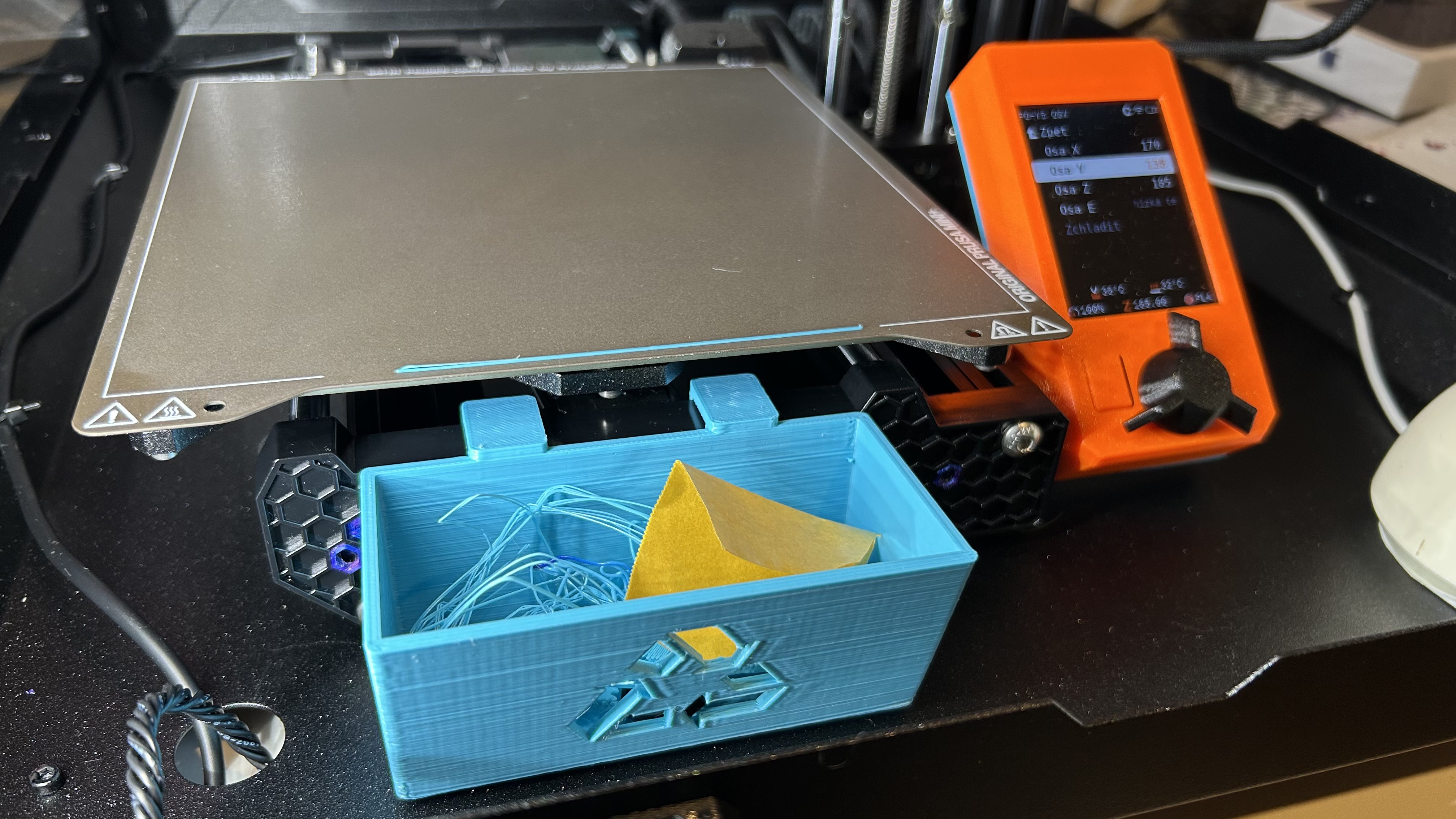 Prusa MINI / MINI+ Fillament Trash Bin — miniatura 3