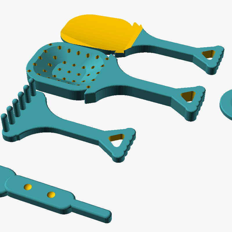 Beach Sandcastle Kit — 8-Piece Mould & Tool Set (castle buckets + sieve ...