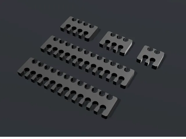 Cable Combs for 3.5 mm Sleeved Cables (24/8/6/4-pin)