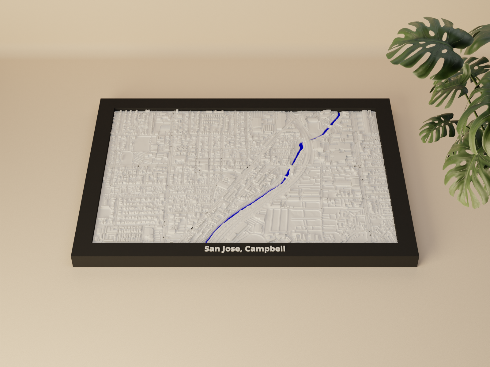 San Jose, Campbell, United States - 3D Miniature
