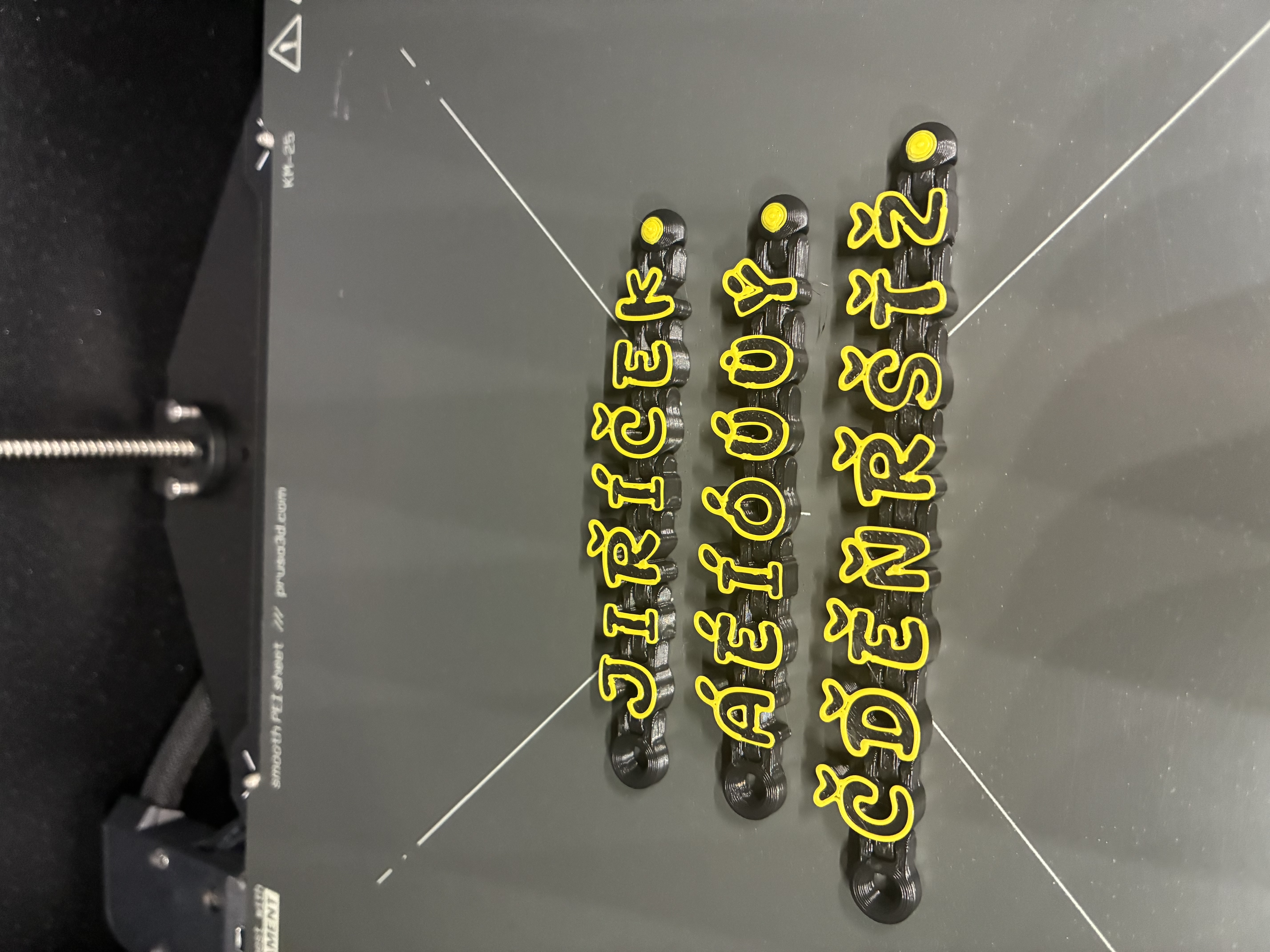 Flex letters keychain V2.0 - české znaky