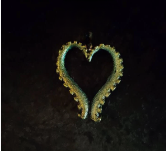 Tentacle heart necklace