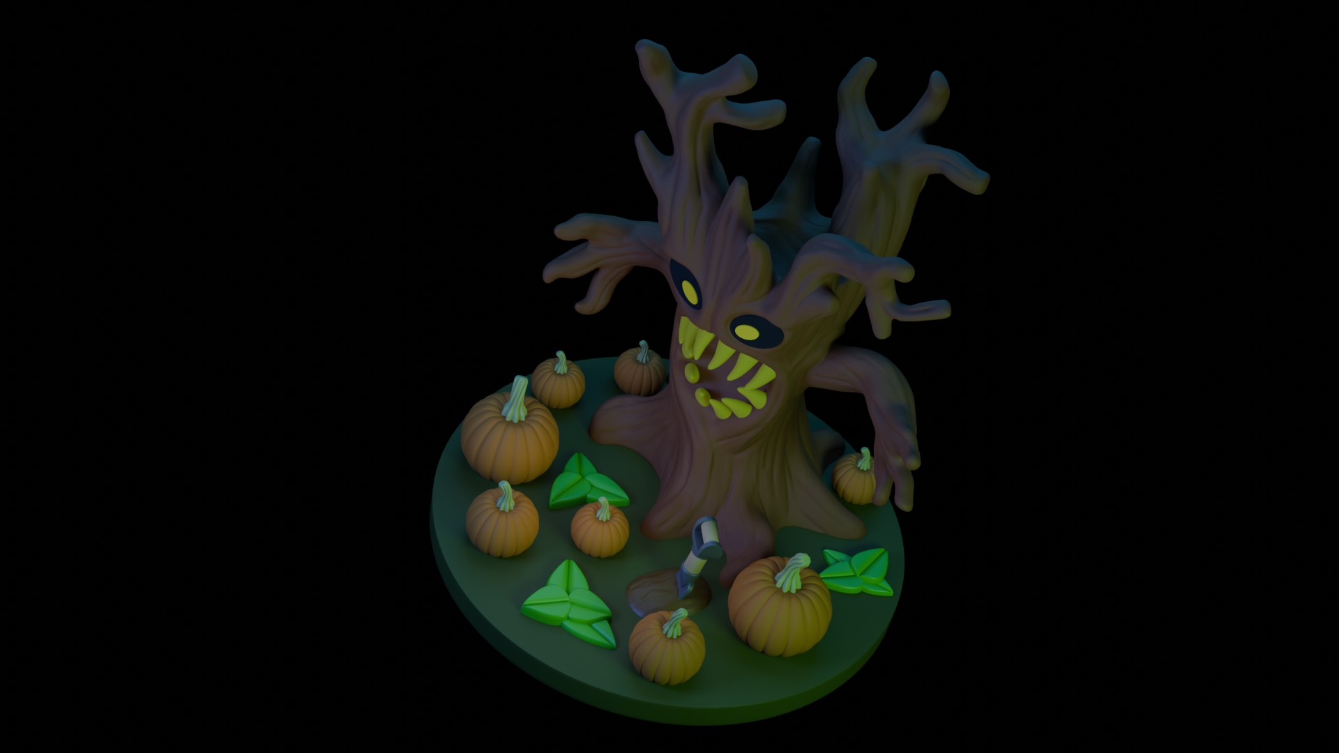 Miniatura 11 do modelo 3D Haunted Pumpkin Patch