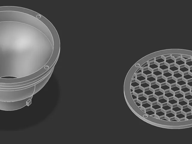 mini Bowens mount hex grid, 6mm magnets