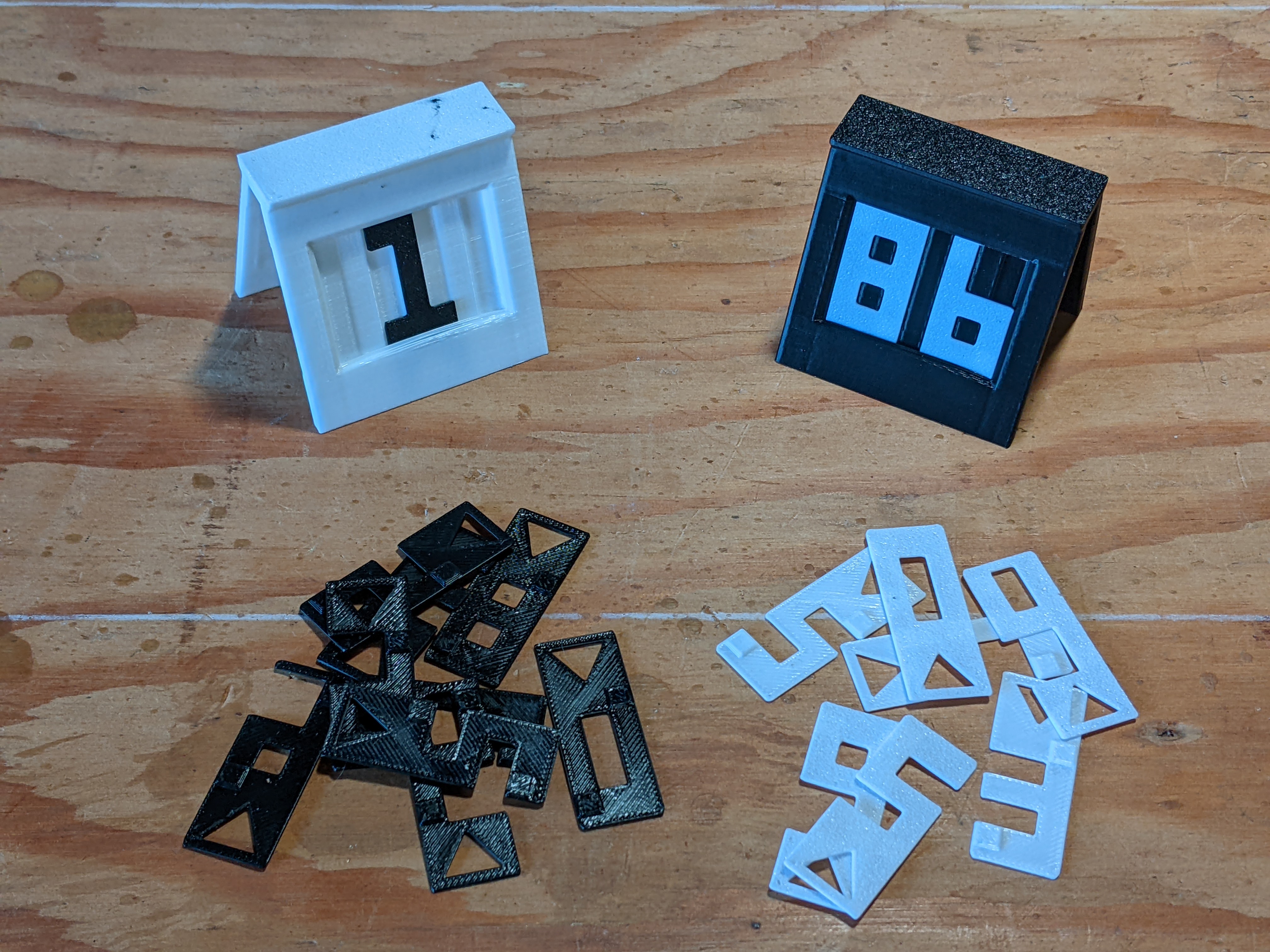 Programmable 2-Digit Table Numbers