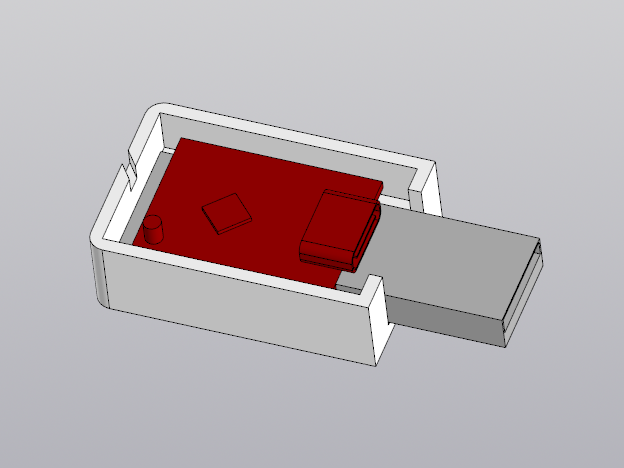 Box for a DIY USB stick Hommyn
