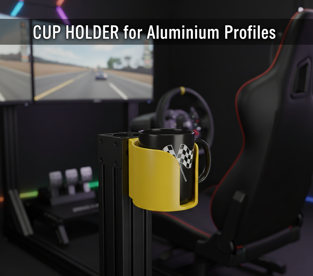 CUP HOLDER for Aluminum Profiles
