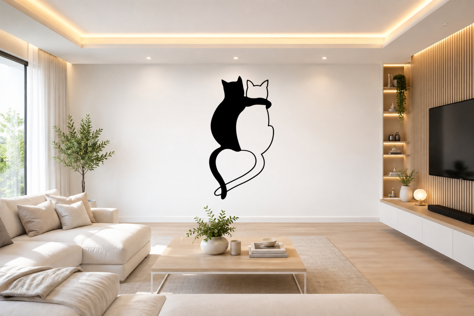 WallArt - Cat Love 002