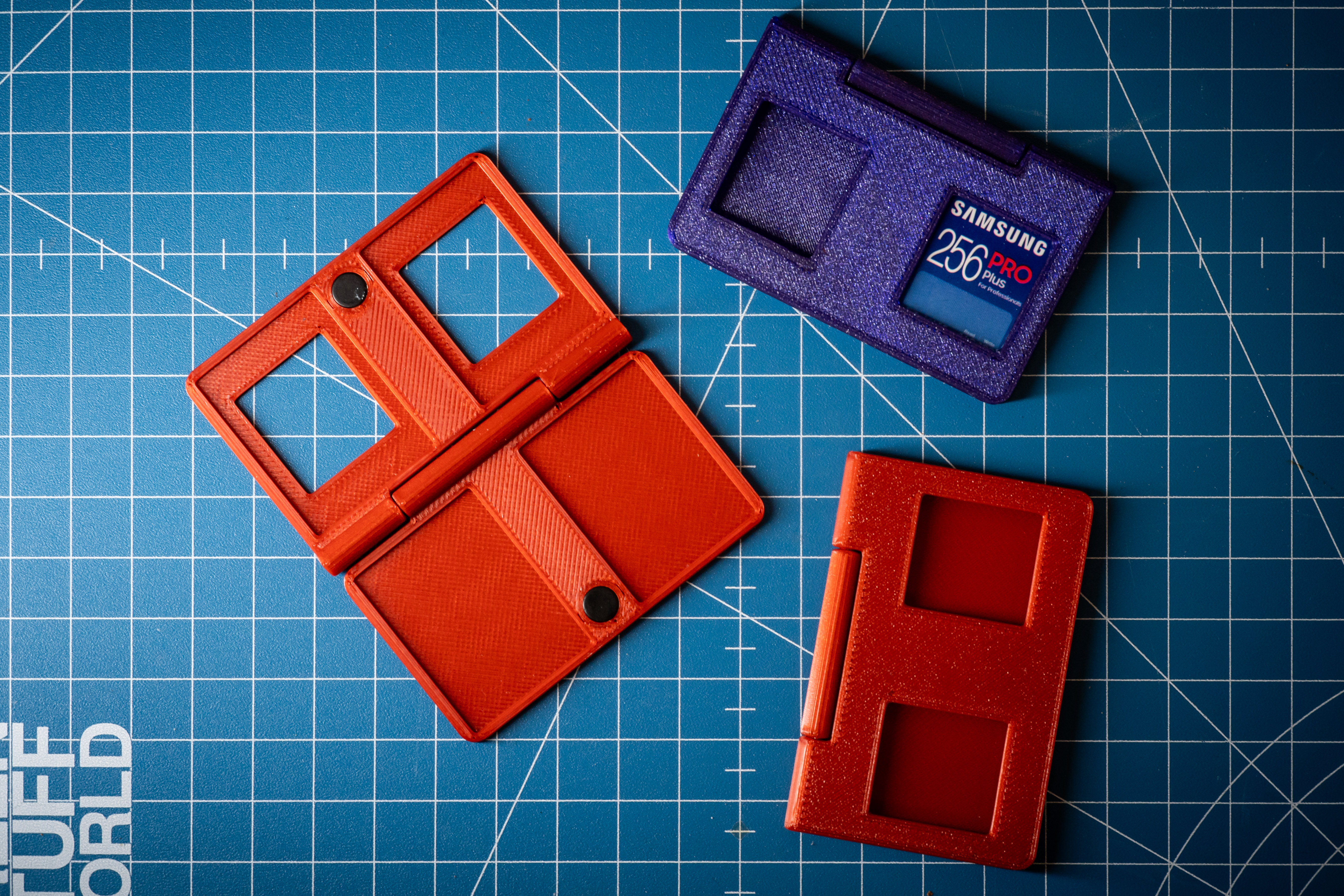 7g Dual SD Card Wallet Holder - 4mm height