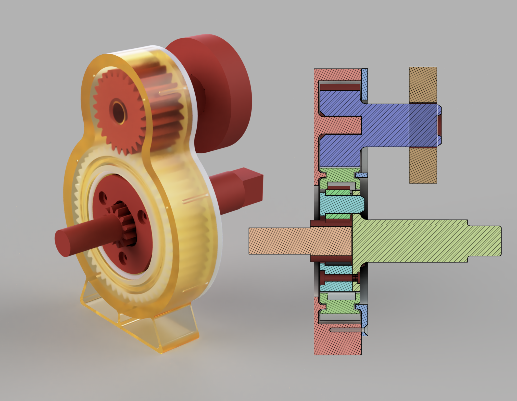 Hybride Gearbox Model