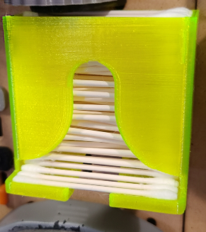 Qtip holder for ikea skadis