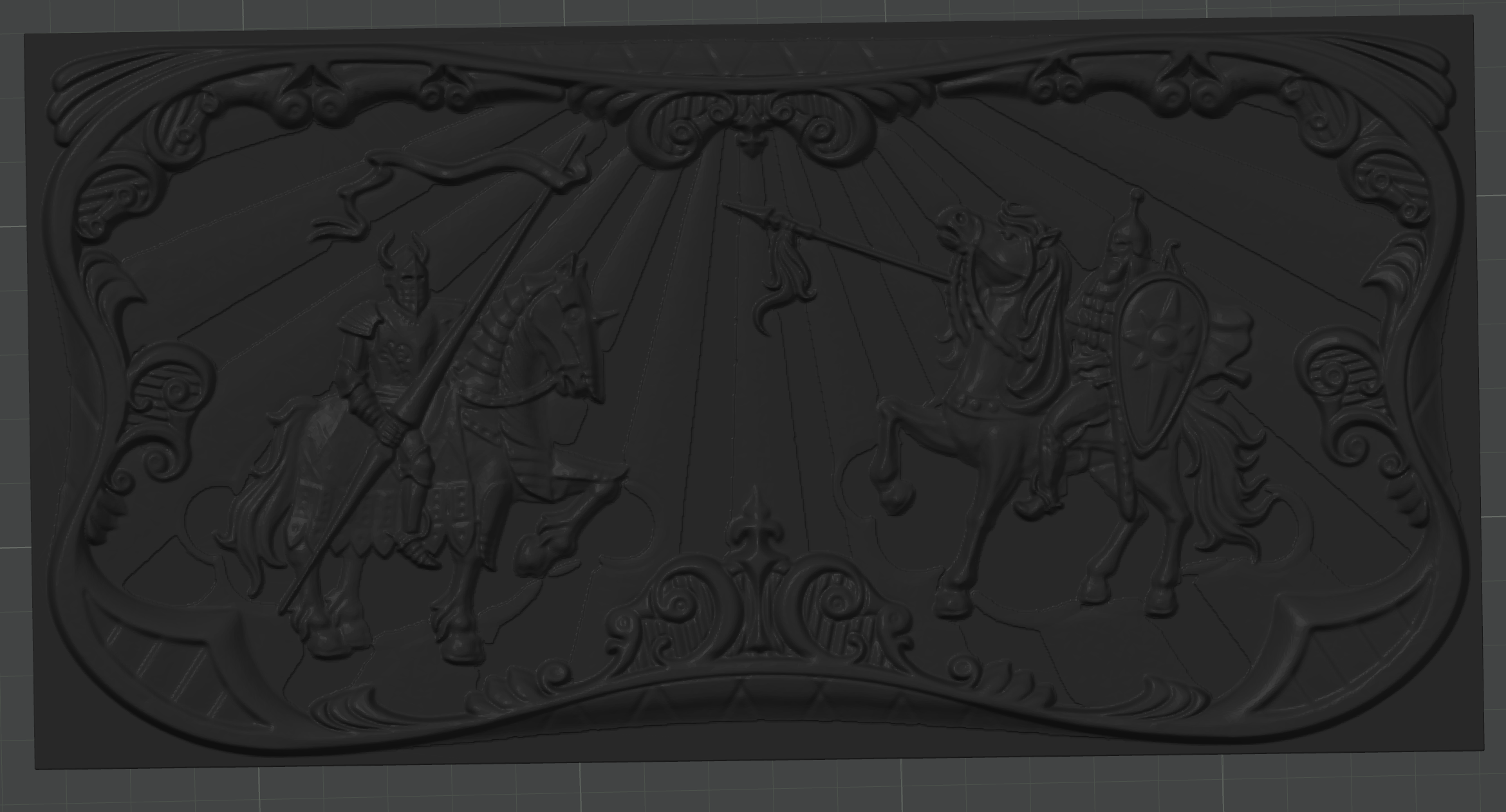 Knights battle relief