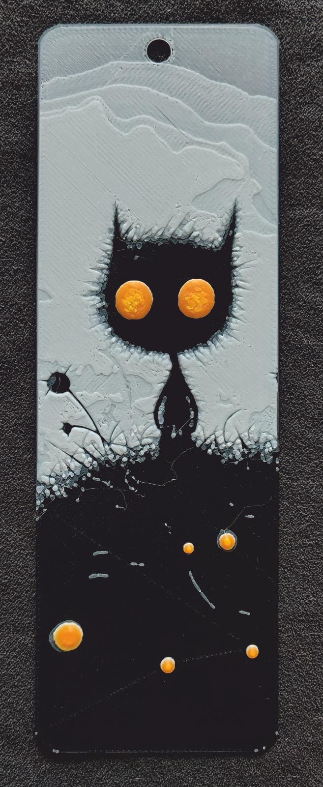 Darkness cat bookmark