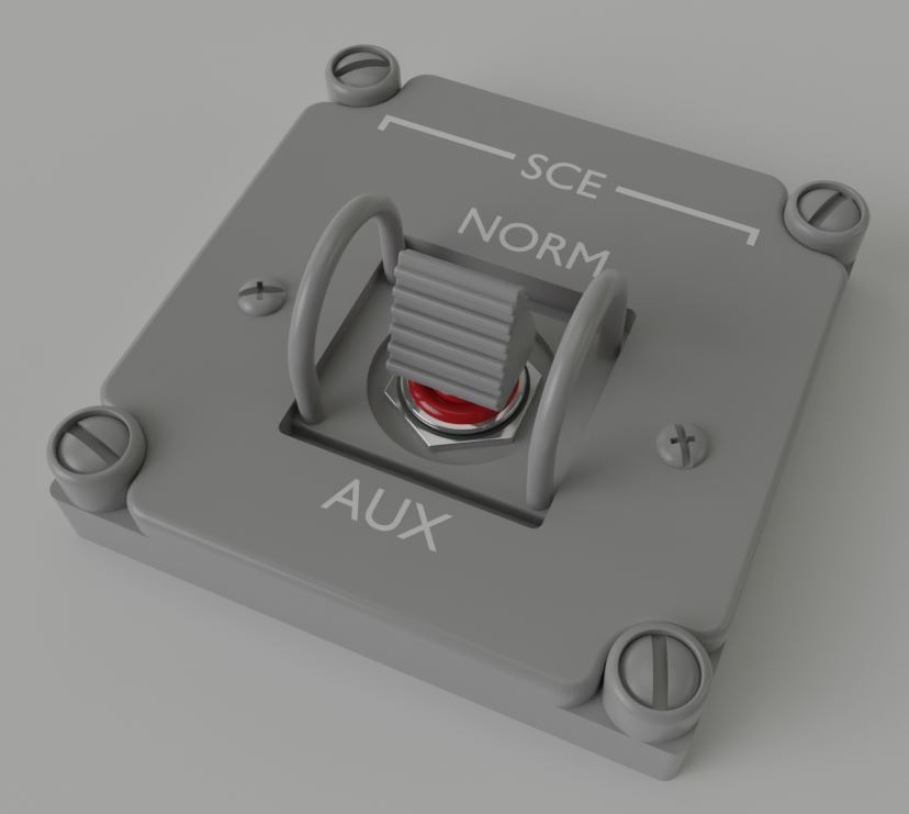 "Switch SCE to AUX" (Apollo 12 component)