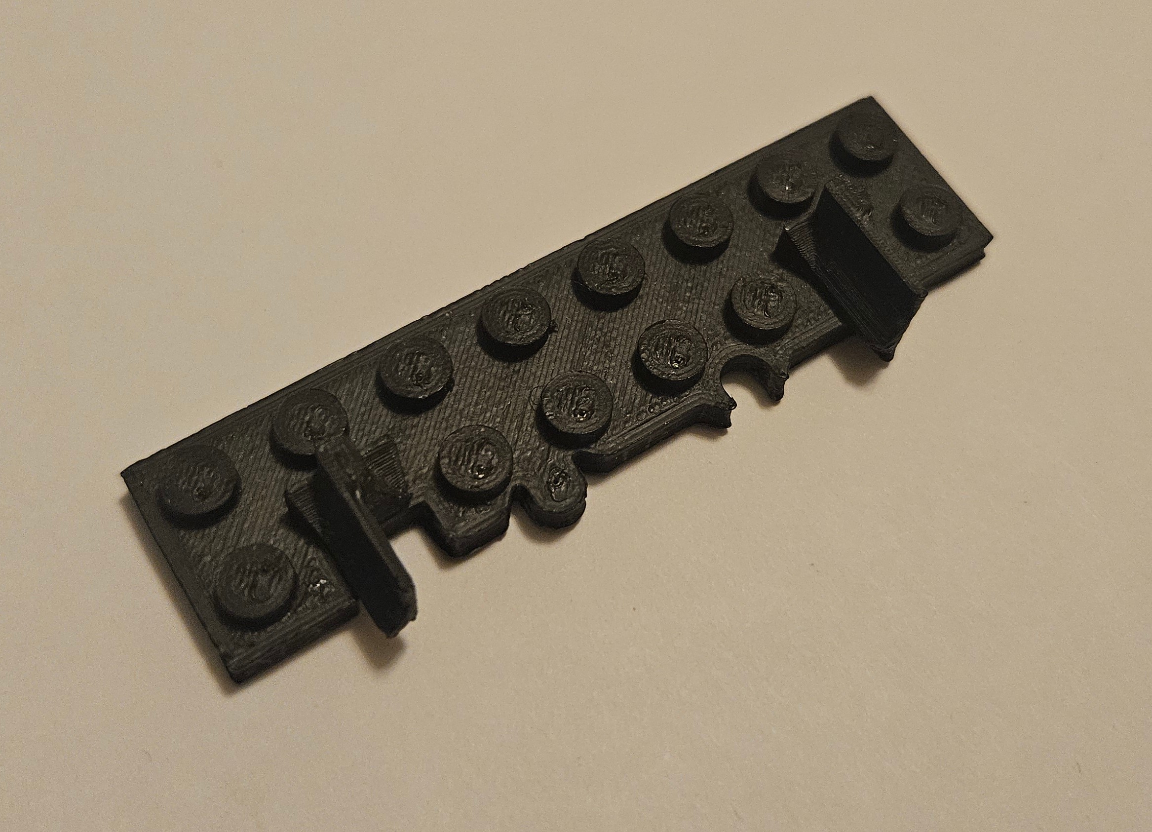 Lego train track adapter