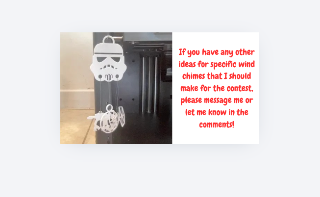 Star Wars Wind Chime (May the 4th be with you!)