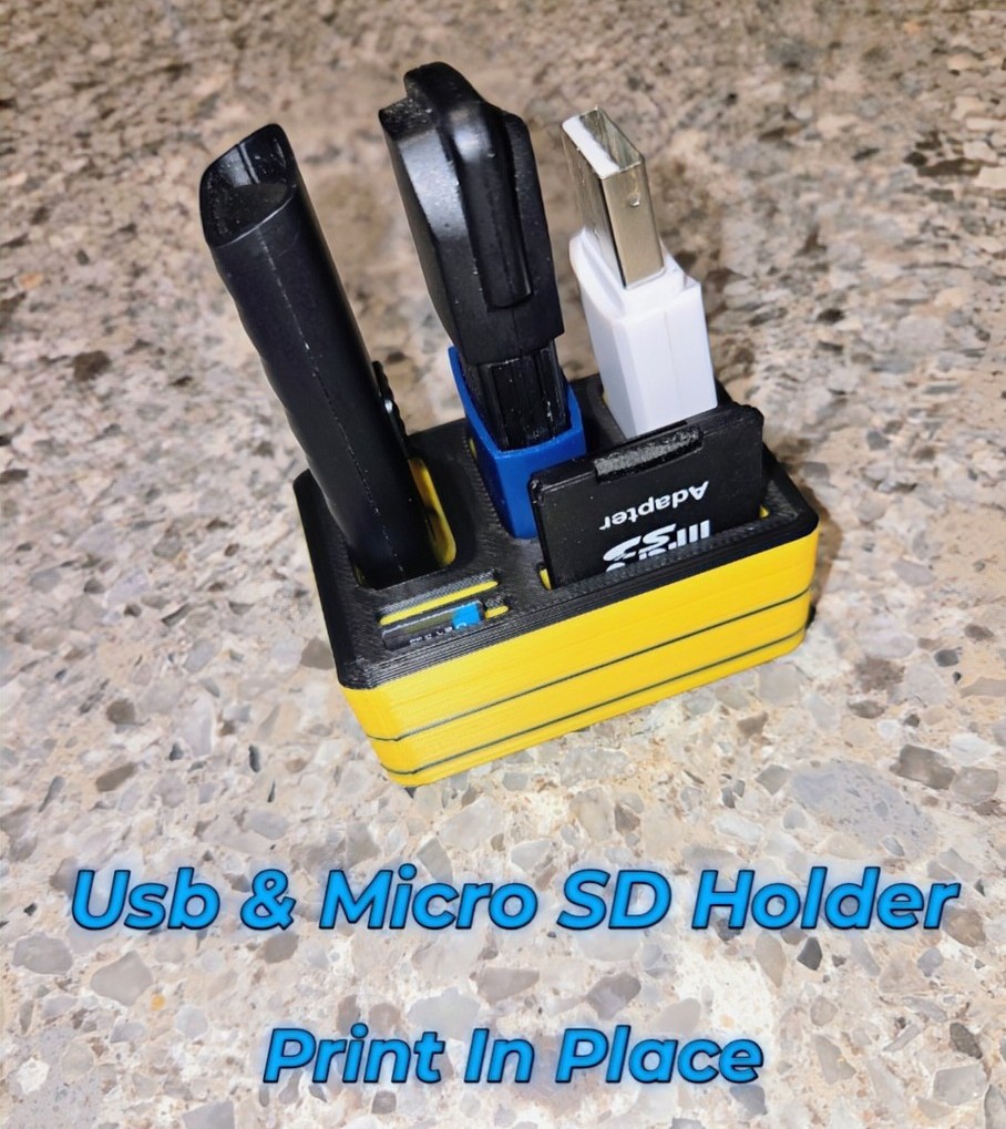 Usb and SD Card Holder