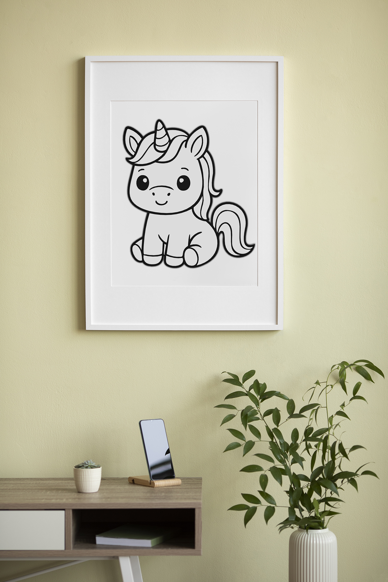 Cute Unicorn Wall Art