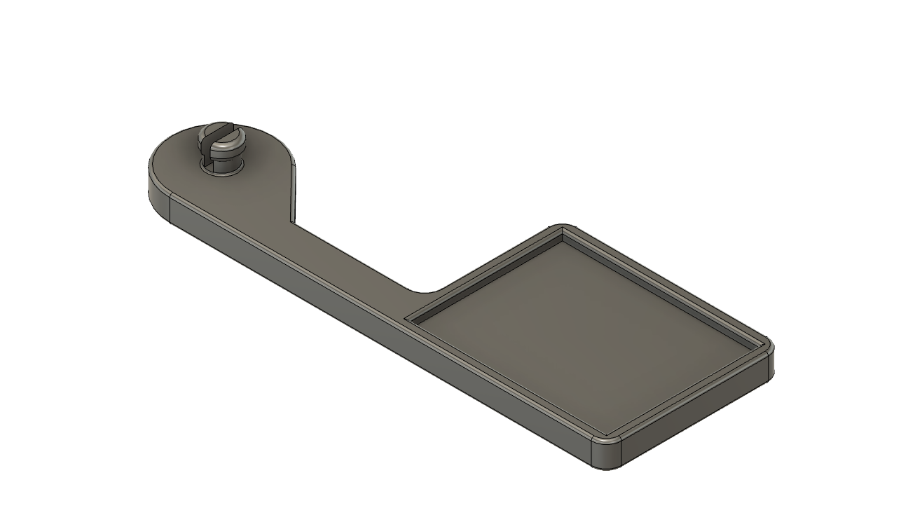 Miniatura 4 do modelo 3D Mailbox Replacement Red Flag
